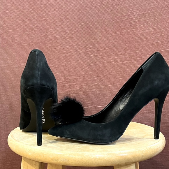black pom pom pumps - Picture 2 of 5
